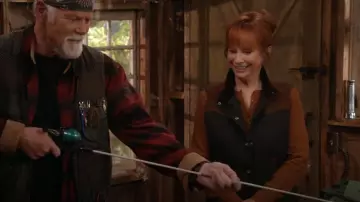 Madison Creek Outfitters Channel Wool Vest worn by Bobbie (Reba McEntire) as seen in Happy's Place (S02E02)