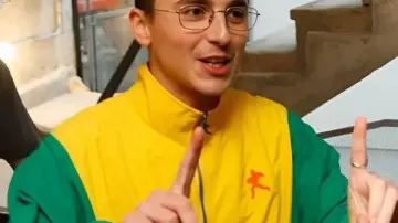 Timothee Chalamet Marty Supreme 2025 Brazil Jacket worn by Marty (Timothée Chalamet) as seen in Marty Supreme