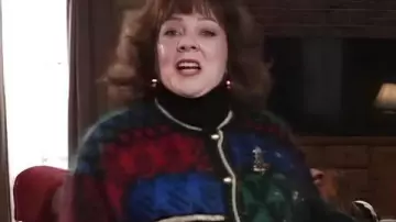 SNL Season 51 Melissa McCarthy Christmas Cardigan worn by (Melissa McCarthy) in Saturday Night Live (S50)