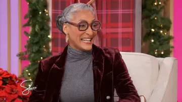 Veronica Beard Gaya Dickey Jacket worn by Carla Hall as seen in Sherri on December 3, 2025