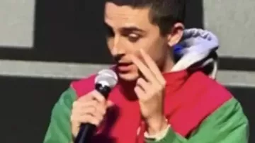 Timothée Chalamet Marty Supreme Christmas Jacket of Marty (Timothée Chalamet) in Marty Supreme