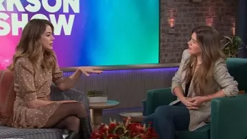 Gingham Blazer worn by Kelly Clarkson as seen in The Kelly Clarkson Show on December 1, 2025