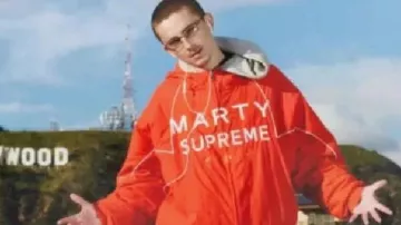 Marty Supreme Orange Jacket of Marty (Timothée Chalamet) in Marty Supreme