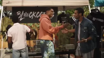 Short à motifs floraux Yeezy portés par Will Smith (Jabari Banks) tels que vus dans Bel-Air (S04E07)