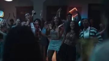 AllSaints Jayde Skirt worn by Amira (Alycia Pascual-Pena) as seen in Bel-Air (S04E07)