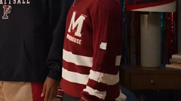 Maroon Sweater worn by (Olly Sholotan) in Bel-Air