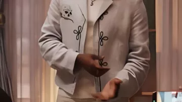 Floral Embroidery Jacket worn by Christy Martin (Jordan L. Jones) Bel-Air