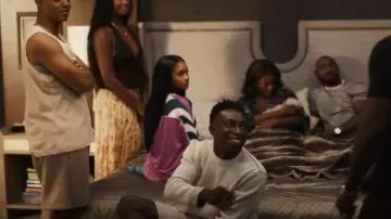 Puma Future Archive Relaxed Polo Shirt worn by Ashley Banks (Akira Akbar) as seen in Bel-Air (S04E07)