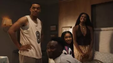 Free People FP One Clover Printed Skirt worn by Hilary Banks (Coco Jones) as seen in Bel-Air (S04E07)