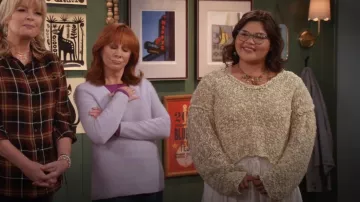 Free People Firefly Pullover worn by Isabella (Belissa Escobedo) as seen in Happy's Place (S02E04)