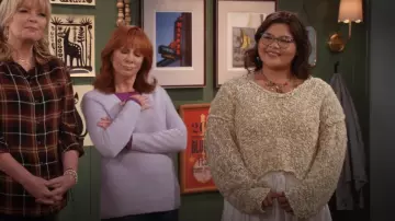 Free People Firefly Pullover worn by Isabella (Belissa Escobedo) as seen in Happy's Place (S02E04)