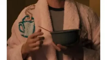 Coffee Cups Print Robe in It's Florida, Man. (S02)