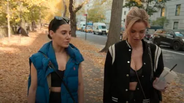 Saint Laurent Bomber Jacket worn by Jessica Taylor as seen in Owning Manhattan (S02E01)