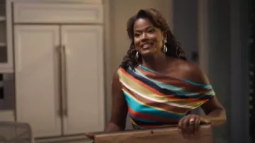 Staud Phare Top worn by Vivian Banks (Cassandra Freeman) as seen in Bel-Air (S04E08)