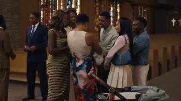 Coach Denim Hamptons Hobo Bag worn by Ashley Banks (Akira Akbar) as seen in Bel-Air (S04E08)