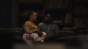 Helmut Lang Short Sleeve Zip Polo worn by Geoffrey Thompson (Jimmy Akingbola) as seen in Bel-Air (S04E08)