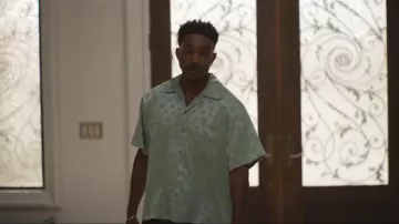Honor The Gift Camisa de lunares verde usada por Jazz (Jordan L. Jones) vista en Bel-Air (S04E08)