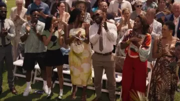 Zara Faux Mother Of Pearl Appliqué Bag worn by Hilary Banks (Coco Jones) as seen in Bel-Air (S04E08)