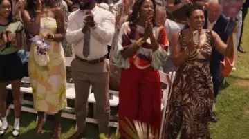 Siena Sleeveless Chiffon A Line Dress worn by Viola Smith (April Parker Jones) as seen in Bel-Air (S04E08)