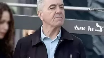 James Nesbitt Run Away 2026 Black Jacket worn by Simon (James Nesbitt) in Run Away