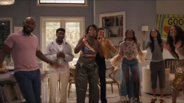 JW Anderson Pleated D Ring Trousers worn by Vivian Banks (Cassandra Freeman) as seen in Bel-Air (S04E08)