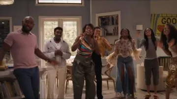 JW Anderson Pleated D Ring Trousers worn by Vivian Banks (Cassandra Freeman) as seen in Bel-Air (S04E08)