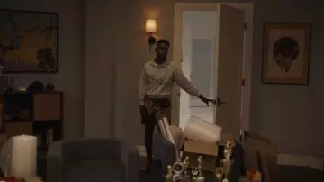 PRPS x Soul Specter Drawstring Shorts worn by Carlton Banks (Olly Sholotan) as seen in Bel-Air (S04E08)