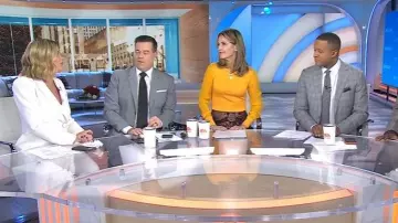 Veronica Beard Charlize Dickey Jacket worn by Jenna Bush Hager as seen in Today on December 9, 2025