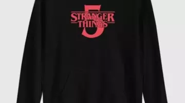 Stranger Things S05 One Last Adventure Hoodie worn by Mike Wheeler (Finn Wolfhard) in Stranger Things: The Rightside Up