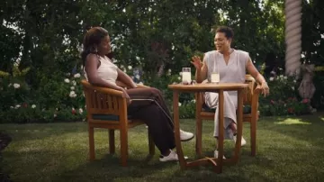 Reiss Robyn Side Stripe Wide Leg Pants worn by Vivian Banks (Cassandra Freeman) as seen in Bel-Air (S04E08)