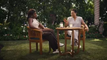 Reiss Robyn Side Stripe Wide Leg Pants worn by Vivian Banks (Cassandra Freeman) as seen in Bel-Air (S04E08)