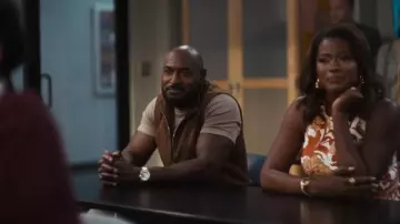 Peter Millar Crown Flex Fleece Vest worn by Phillip Banks (Adrian Holmes) as seen in Bel-Air (S04E08)