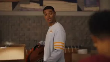 Awake Long Sleeve Varsity Jersey worn by Will Smith (Jabari Banks) as seen in Bel-Air (S04E08)