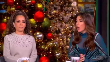 Vestido AFRM Shailene llevado por Alyssa Farah Griffin tal como se ve en The View el 9 de diciembre de 2025