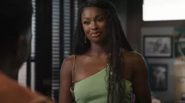 Cult Gaia Ania Top worn by Hilary Banks (Coco Jones) as seen in Bel-Air (S04E08)