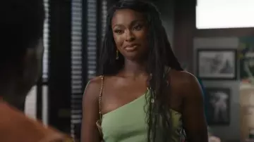 Cult Gaia Ania Top worn by Hilary Banks (Coco Jones) as seen in Bel-Air (S04E08)