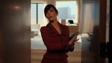 John Galliano Wool Suits worn by Allura Grant (Kim Kardashian) as seen in All's Fair (S01E08)