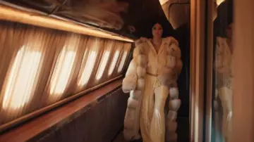 Balenciaga BB Paris Zip Up Hoodie worn by Allura Grant (Kim Kardashian) as seen in All's Fair (S01E08)