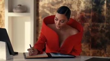Balenciaga Suit Dress worn by Allura Grant (Kim Kardashian) as seen in All's Fair (S01E09)