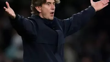 Thomas Frank 2025 Premier League Raincoat worn by Thomas Frank in "DISASTROUS!" Harry Redknapp RESPONDS to Thomas Frank CRITICISING Spurs Fans For BOOING the Players!