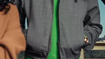 Timothee Chalamet Grey Jacket worn by Marty (Timothée Chalamet) in Marty Supreme