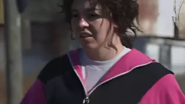 CHRISTY 2025 Sydney Sweeney Track Hoodie worn by Christy Martin (Sydney Sweeney) as seen in Christy