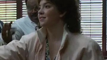 CHRISTY 2025 Sydney Sweeney Pink Jacket worn by Christy Martin (Sydney Sweeney) as seen in Christy