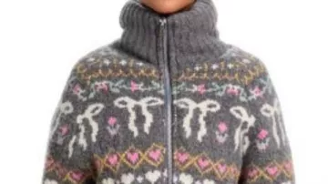 Chaqueta acolchada Dream Chaser Fair Isle en Dream Chasers extendida