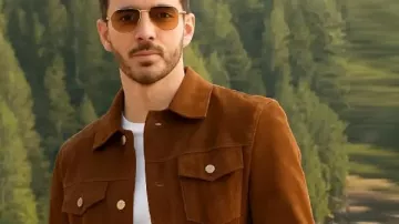 Camp Rock 3 Kevin Jonas Brown Suede Jacket used by Jason Gray (Kevin Jonas) as seen in Camp Rock 3