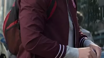 Maroon Jacket worn by (Daniel Diemer) in Percy Jackson and the Olympians