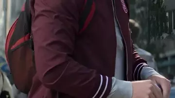 Maroon Jacket worn by (Daniel Diemer) in Percy Jackson and the Olympians