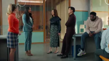 Chanel Top of the Pearl Sandals worn by Molly Novak (Maya Rudolph) as seen in Loot (S03E10)