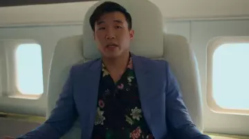 John Elliott Black Camp Shirt worn by Nicholas (Joel Kim Booster) as seen in Loot (S03E10)
