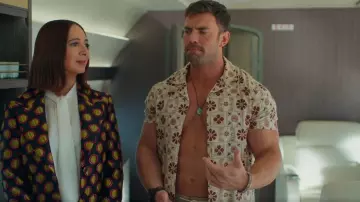 Dandy Del Mar The Grenadine Crinkle Gauze Shirt worn by Maro Gold (Zane Phillips) as seen in Loot (S03E10)